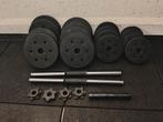 2 x 15 kg kunststof dumbellset - Nieuw in de doos, Ophalen, ., Nieuw, .