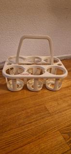 Vintage Flessenhouder voor 6 flessen curver, Huis en Inrichting, Keuken | Keukenbenodigdheden, Ophalen of Verzenden, Gebruikt
