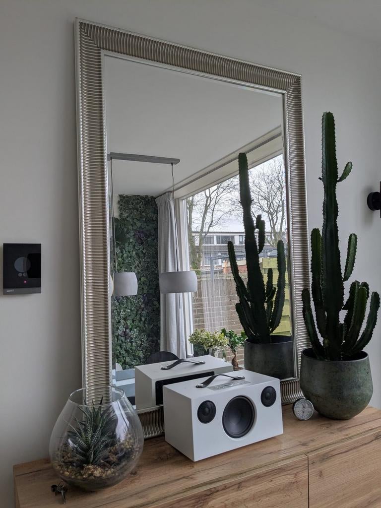 Ikea Songe Spiegel 130x90, Huis en Inrichting, Woonaccessoires | Spiegels, Ophalen, Minder dan 50 cm, Zo goed als nieuw, Minder dan 100 cm