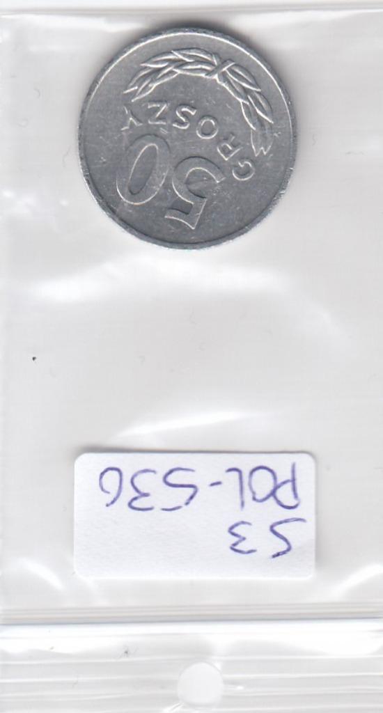 S3-POL-0530 Polen 50 groszy 1985  VF Y# 48.1, Postzegels en Munten, Munten | Europa | Niet-Euromunten, Polen, Verzenden