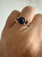 S096/ Vintage Zilveren SODALIET Ring, Sieraden, Tassen en Uiterlijk, Ringen, Gebruikt, Verzenden, X, Zilver