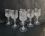 Cristal D'arques Durand 6 kristallen wijnglazen. Longchamp., Ophalen of Verzenden, Zo goed als nieuw, Overige typen