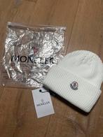 Witte Moncler muts - Nieuw met tags, Ophalen of Verzenden, Nieuw, One size fits all, Hoed