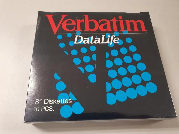 Verbatim 8 inch Floppy discs diskettes NIEUW sealed vintage, Computers en Software, Vintage Computers, Ophalen of Verzenden
