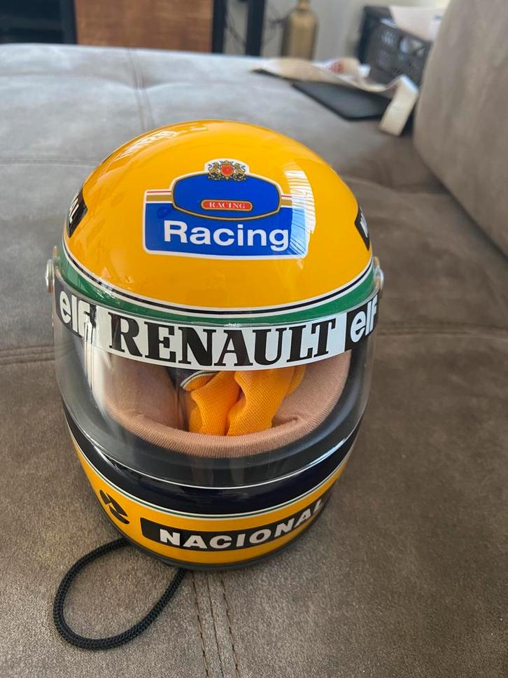 F1 Senna helm., Motoren, Kleding | Motorhelmen, Overige typen, Overige merken, Tweedehands, Ophalen of Verzenden