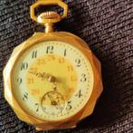 Antiek Gouden Zakhorloge, Sieraden, Tassen en Uiterlijk, Horloges | Antiek, Overige merken, Zakhorloge, 1900 tot 1930, Ophalen of Verzenden