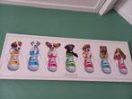 Poster met puppy's, Ophalen, Gebruikt