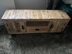 Laag dressoir mangohout, Ophalen, Zo goed als nieuw, 25 tot 50 cm
