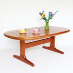 Vintage salontafel Deens design teak Glostrup uniek, Ophalen, Vintage retro midcentury deens design, 100 tot 150 cm, Glostrup Møbelfabrik