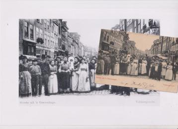 Groete uit 's Gravenhage, Voldersgracht + print beschikbaar voor biedingen
