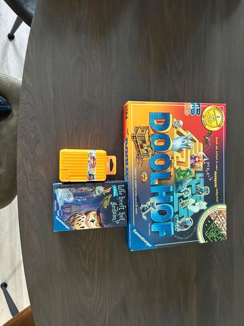 Spellenpakket doolhof, wie is het , wie heeft het gedaan, Hobby en Vrije tijd, Gezelschapsspellen | Overige, Nieuw, Ophalen of Verzenden