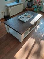 Massief houten salontafel, Huis en Inrichting, Tafels | Salontafels, Gebruikt, 100 tot 150 cm, Minder dan 50 cm, Rechthoekig