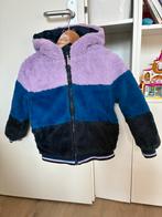 WE Fashion paarse blauwe reversible winterjas mt 134/140, Ophalen, Meisje, Zo goed als nieuw, WE Fashion