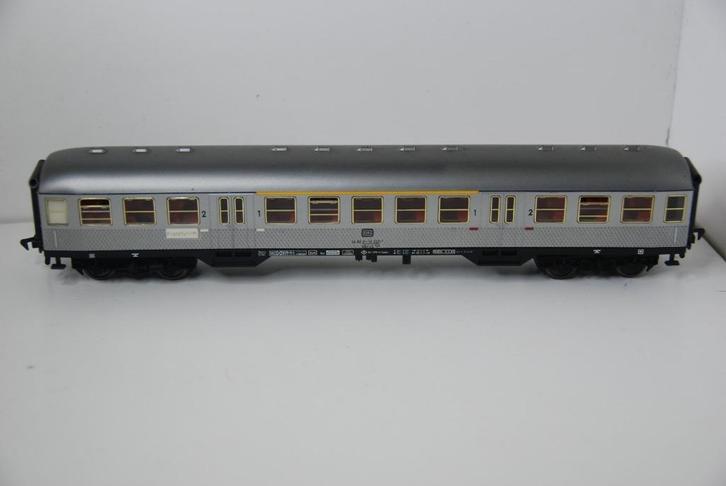 [C86] fleischmann zilverling HO, Hobby en Vrije tijd, Modeltreinen | H0, Zo goed als nieuw, Wagon, Gelijkstroom, Fleischmann, Verzenden