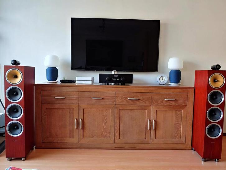 B&W CM10 S2 Rosenut - Topklasse Luidspreker, Audio, Tv en Foto, Luidsprekers, Zo goed als nieuw, Front, Rear of Stereo speakers