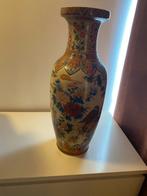 Grote Chinese handgeschilderde vaas, Ophalen