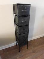 Metalen ladekastje van Wood zwart/antraciet. Nieuw €200,00, Huis en Inrichting, Kasten | Ladekasten, Ophalen, Minder dan 50 cm
