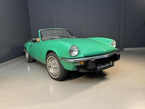 Triumph Spitfire 1500 TC, Auto's, Oldtimers, Bedrijf, Triumph, Benzine, Cabriolet, Handgeschakeld, Groen, Leder en Alcantara