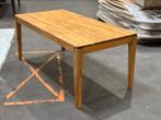 Uitschuifbare tafel, massief eiken, tijdloos design, Ophalen, Eikenhout, 50 tot 100 cm, Vijf personen of meer
