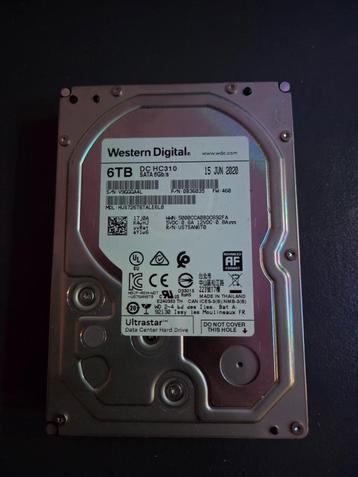 Western Digital 6TB HDD bijna nieuw, met warning beschikbaar voor biedingen