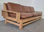 Brutalist eiken 3 zitsbank, Ophalen, Gebruikt, Onbekend, 75 tot 100 cm