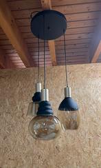 Moderne hanglamp matzwart/goud merk masterlight NIEUW, Huis en Inrichting, 50 tot 75 cm, Ophalen of Verzenden, Metaal, Masterlight