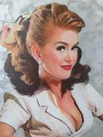 Reclamebord /Grote Pin-up Benzine pomp - H 70xL50x3 cm, Verzamelen, Merken en Reclamevoorwerpen, Ophalen of Verzenden, Gebruikt