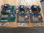 3x retro moederborden getest en werken na behoren, Ophalen of Verzenden, Gebruikt, DDR2
