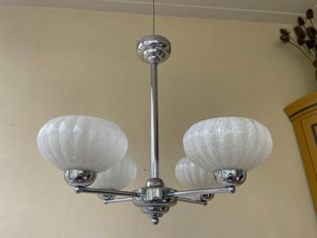 Lamp Hanglamp Plafondlamp art deco 1930 Frans beschikbaar voor biedingen