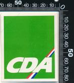 Sticker: CDA - Nederlandse vlag (Verticaal), Ophalen of Verzenden