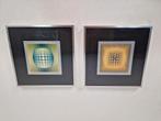 Vintage Gelatin offset lithography Vega-Zett 2 Vasarely '70, Ophalen of Verzenden