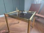 Vintage Messing Salontafel jaren 50 / jaren 60 / jaren 70, Huis en Inrichting, Tafels | Salontafels, Ophalen, Gebruikt, 50 tot 75 cm