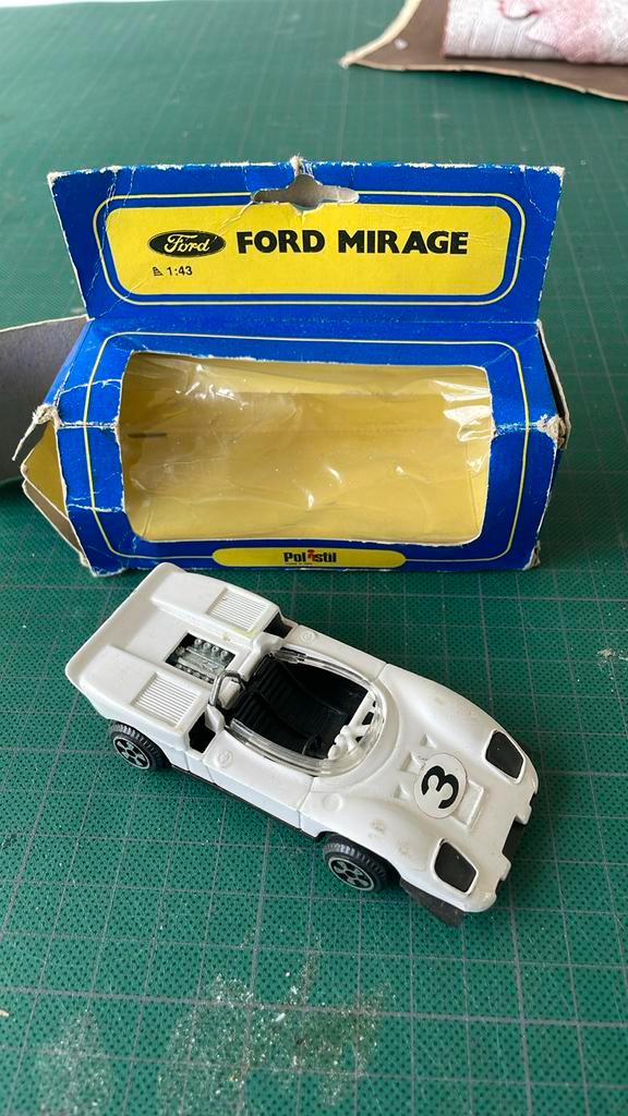 Politoys Ford Mirage met doos, Hobby en Vrije tijd, Modelauto's | 1:43, Gebruikt, Auto, Overige merken, Ophalen of Verzenden