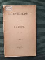 Het Haagsche Bosch  1898 boekje, Ophalen of Verzenden, 19e eeuw, Gelezen