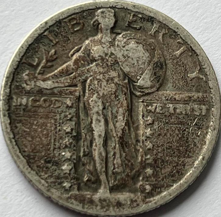 Verenigde Staten 1/4e dollar 1929, Postzegels en Munten, Munten | Amerika, Losse munt, Noord-Amerika, Zilver, Ophalen of Verzenden