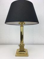 Vintage Herda kolomzuil tafellamp - T 9670, Ophalen, Zo goed als nieuw, Metaal, Minder dan 50 cm