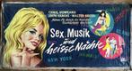 1962 Bioscoop reclame: Sex, Musik und Heisse Nächte, Verzamelen, Posters, Rechthoekig Liggend, Gebruikt, Ophalen of Verzenden