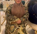 Caftan takchita marokkaanse jurk, Kleding | Dames, Ophalen of Verzenden, Zo goed als nieuw, Blauw, Onder de knie