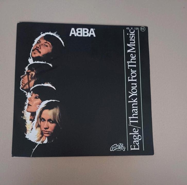 Abba - Eagle/Thank You For The Music, Cd's en Dvd's, Vinyl Singles, Gebruikt, Single, Pop, 7 inch, Ophalen of Verzenden