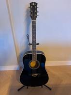Zwarte Akoestische Gitaar, Ophalen of Verzenden, Gebruikt, Western- of Steelstringgitaar