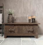 TV meubel Driftwood| TV meubel oud hout 180cm, Ophalen, Nieuw