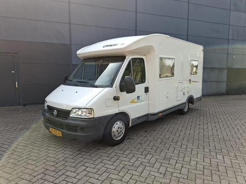 Hele mooie Ducato camper airco luifel rijklaar grote beurt, Caravans en Kamperen, Campers, Particulier, tot en met 2, Half-integraal