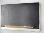 Calvin Klein Clutch leer, Sieraden, Tassen en Uiterlijk, Portemonnees, Overige merken, Gebruikt, Zwart, Ophalen of Verzenden