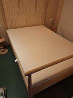 Ikea GJORA houten bed 140x200 - incl matras en topper zgan, Huis en Inrichting, Wit, Tweepersoons, Zo goed als nieuw, Hout