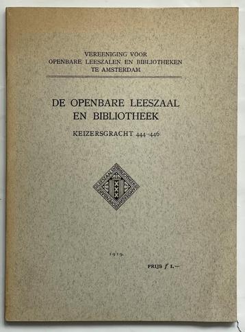 De Openbare Leeszaal en Bibliotheek Keizersgracht (reprint) beschikbaar voor biedingen