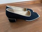 Bally instapper blauw met witte details 41, Ophalen of Verzenden, Zo goed als nieuw, Blauw, Instappers