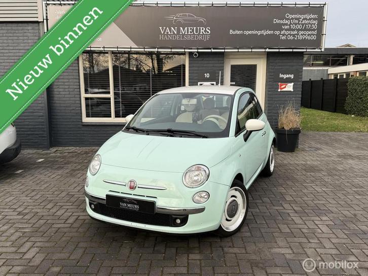 Fiat 500 0.9 TwinAir Turbo Vintage '57, Airco, navigatie, le, Auto's, Fiat, Bedrijf, Te koop, ABS, Airbags, Airconditioning, Alarm