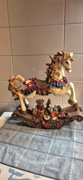 Kerst paard nostalgisch, Diversen, Kerst, Zo goed als nieuw, Ophalen of Verzenden