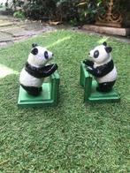 leuke gietijzeren boekensteunen, PANDABEREN, Antiek en Kunst, Ophalen of Verzenden