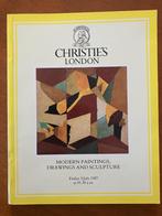 Christie's London Modern paintings, drawings, sculpture, Gelezen, Ophalen of Verzenden, Catalogus